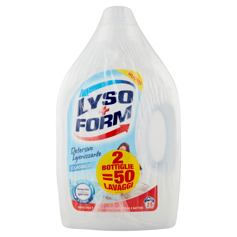 Lysoform Detersivo Igienizzante Classico 2 x 1,625 L